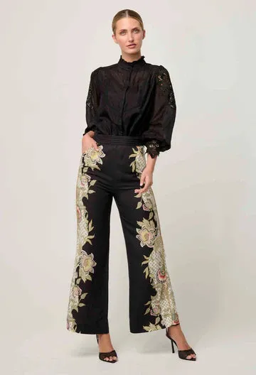Oncewas II SEVILLA Custom Lace Shirt - black