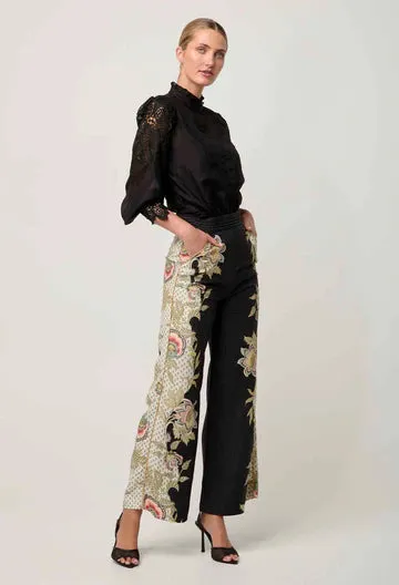 Oncewas II SEVILLA Custom Lace Shirt - black