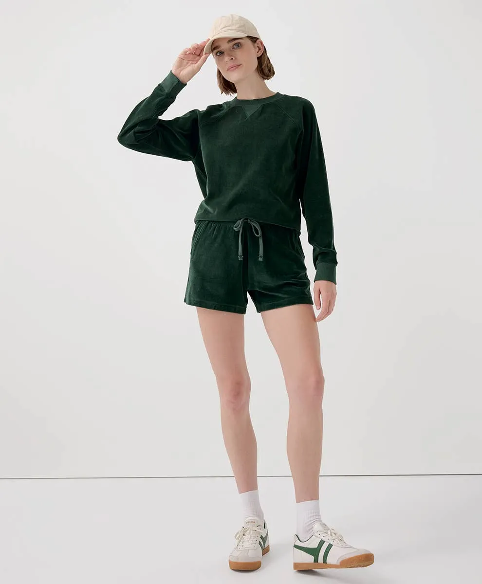 Organic Cotton Velour Short