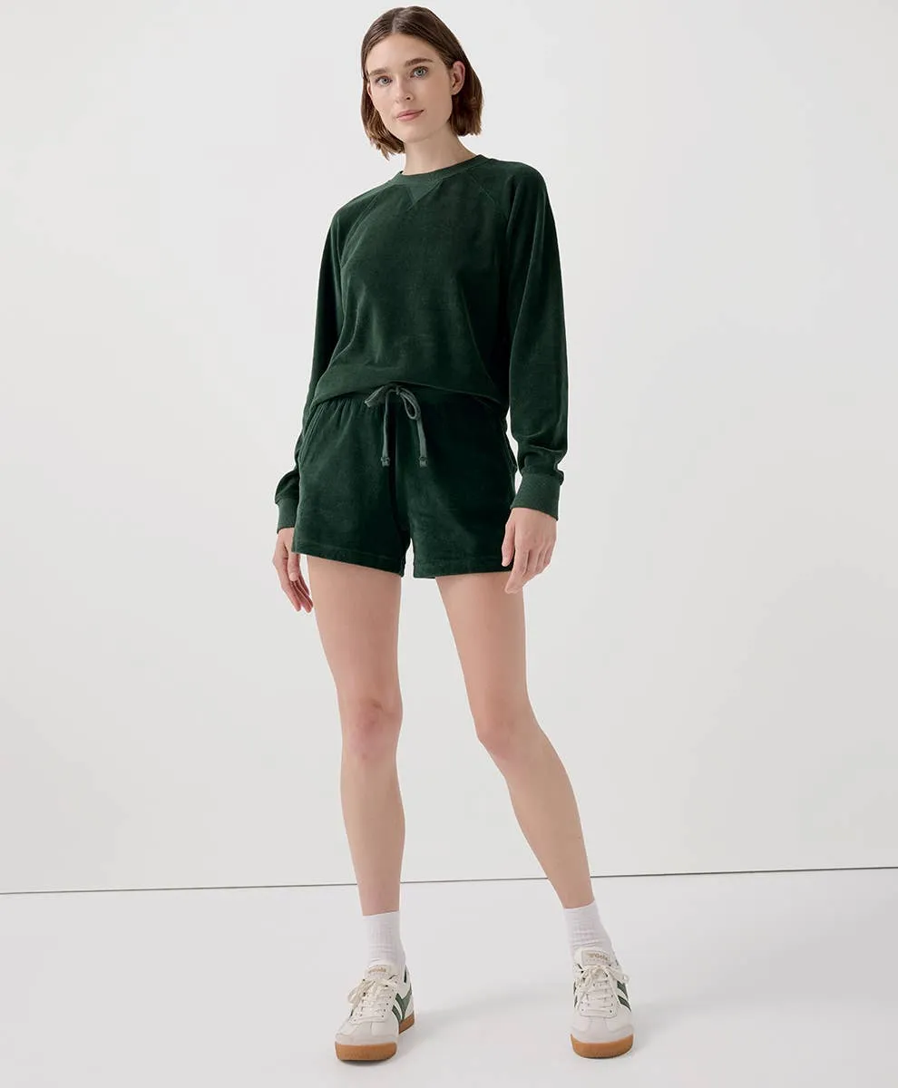 Organic Cotton Velour Short
