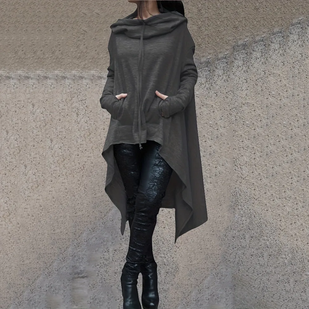 Oversized Women Asymmetric Sweatshirt