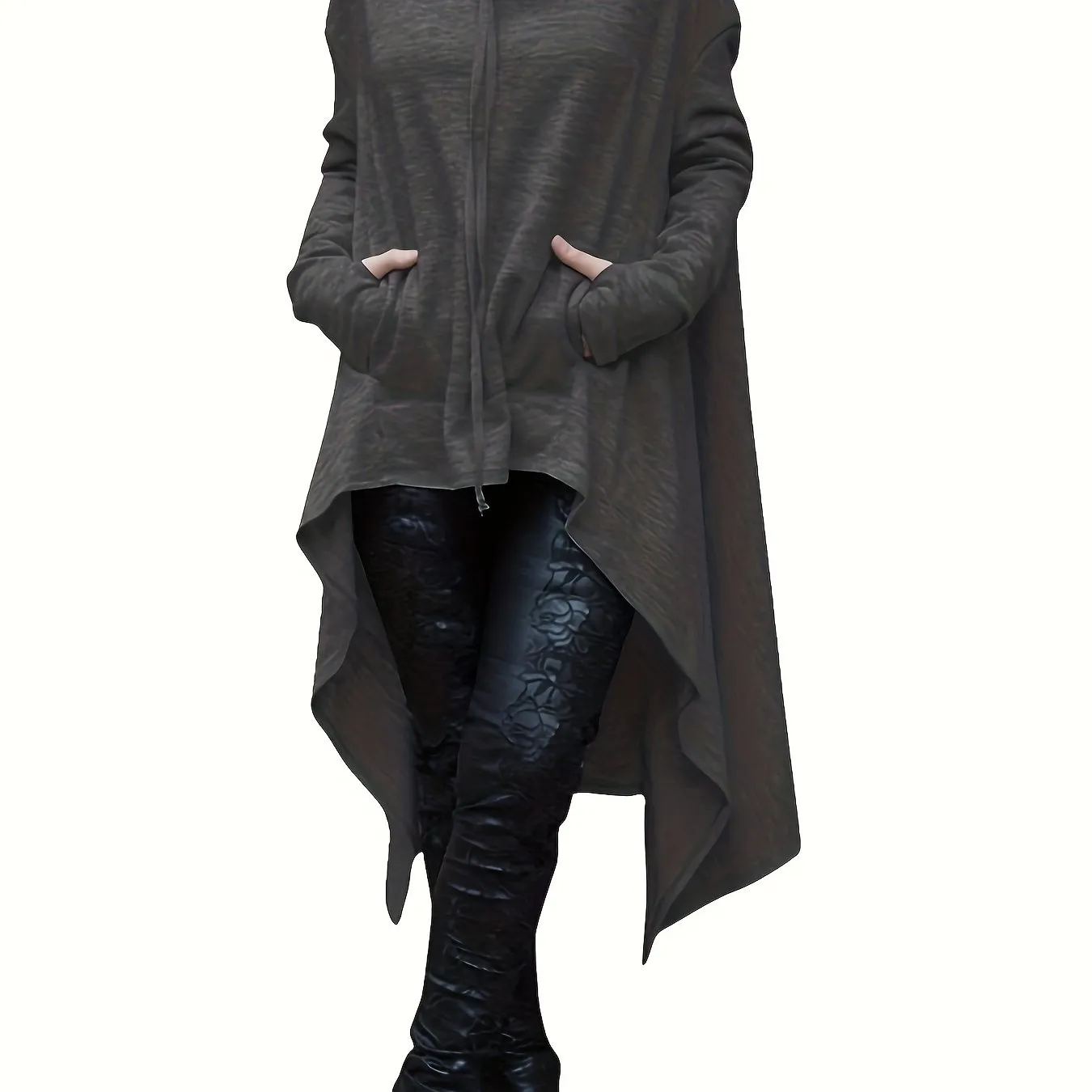 Oversized Women Asymmetric Sweatshirt