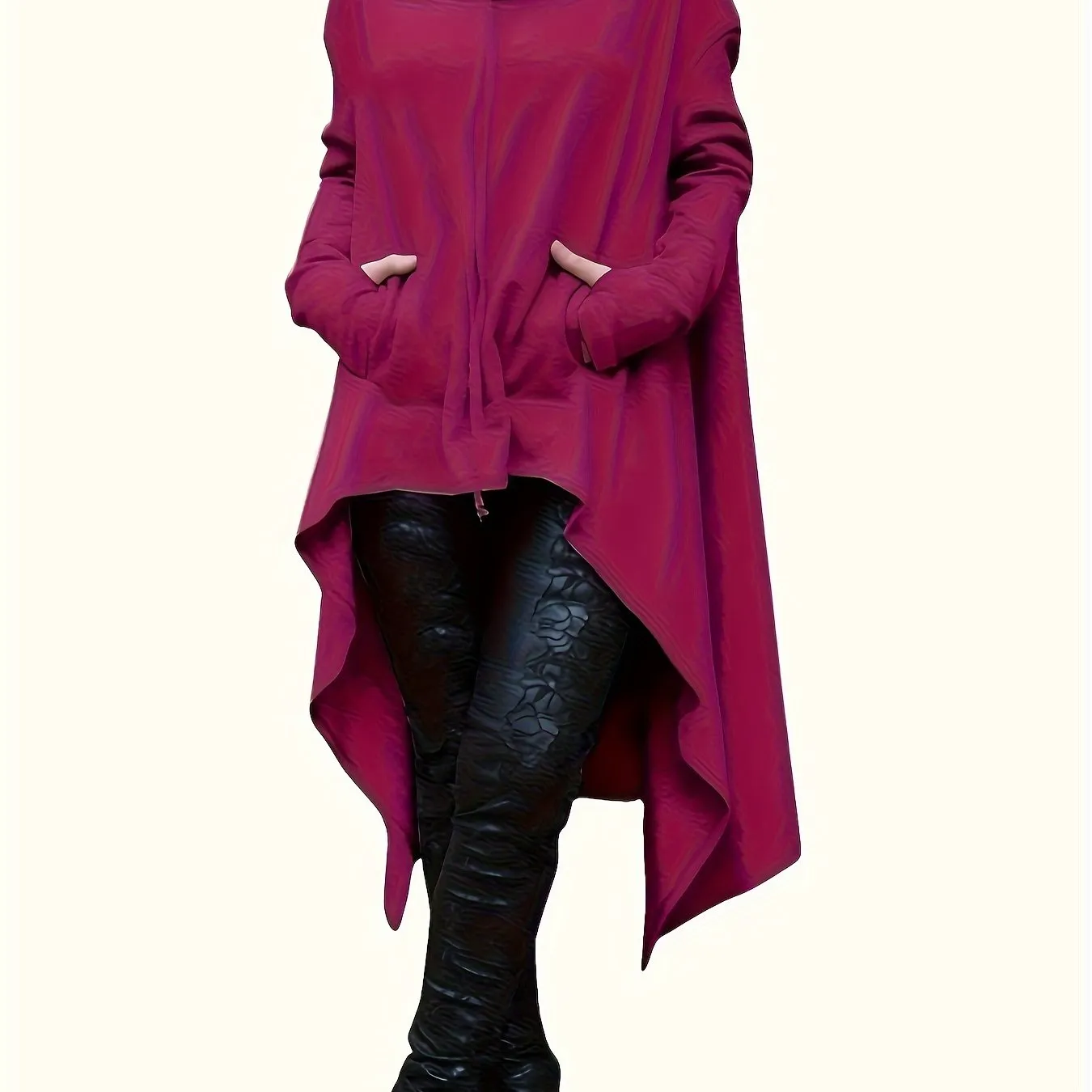 Oversized Women Asymmetric Sweatshirt
