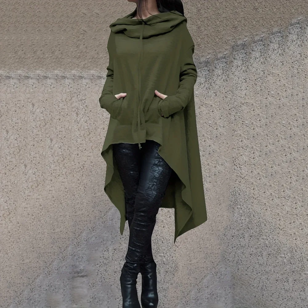 Oversized Women Asymmetric Sweatshirt