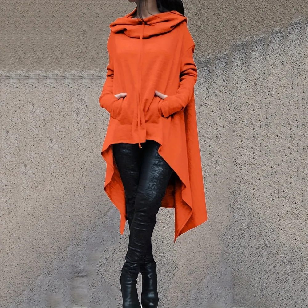 Oversized Women Asymmetric Sweatshirt
