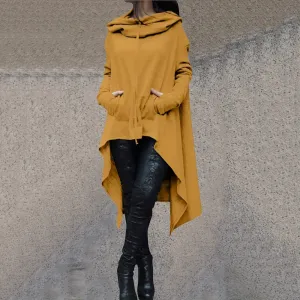 Oversized Women Asymmetric Sweatshirt