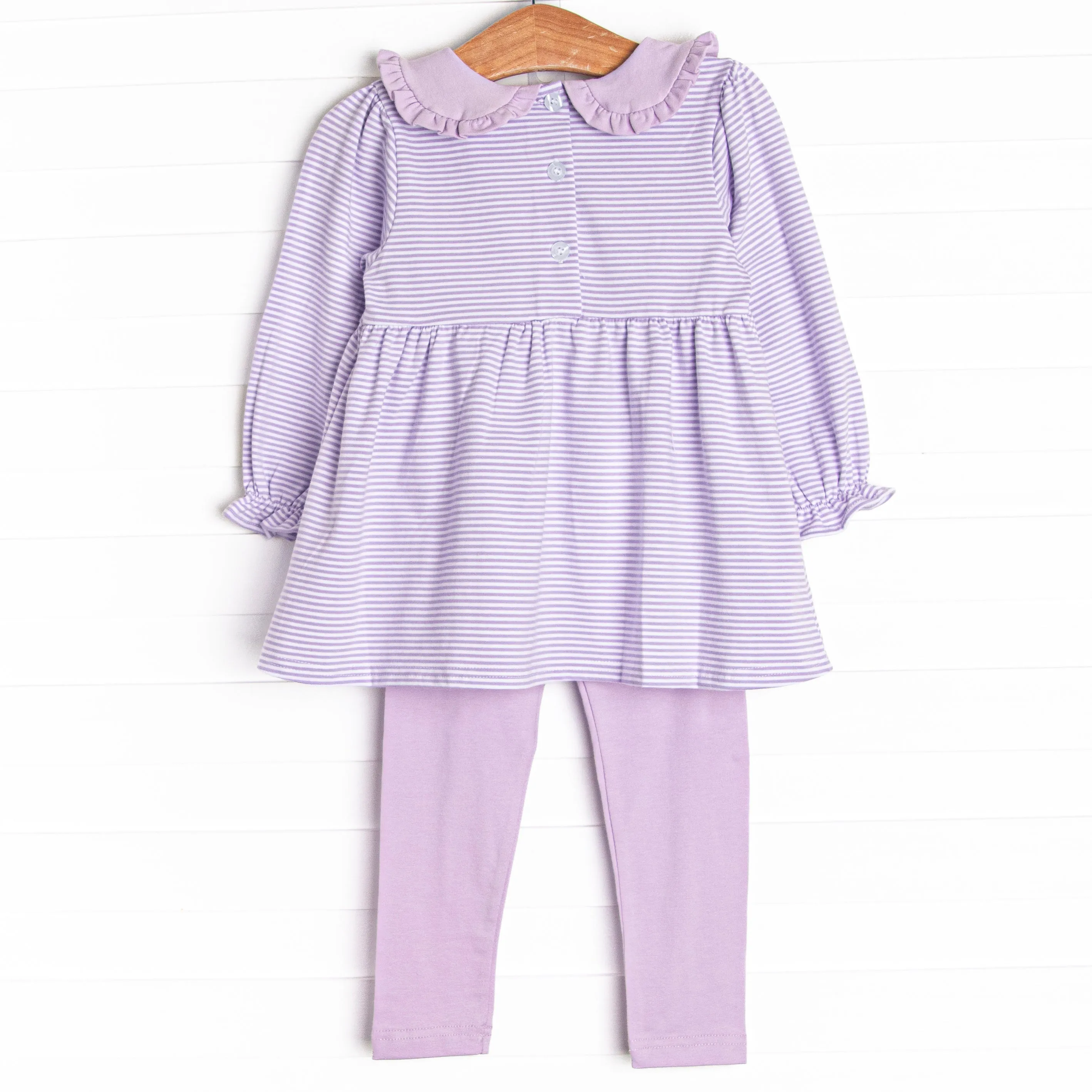 Party Pony Applique Legging Set, Purple