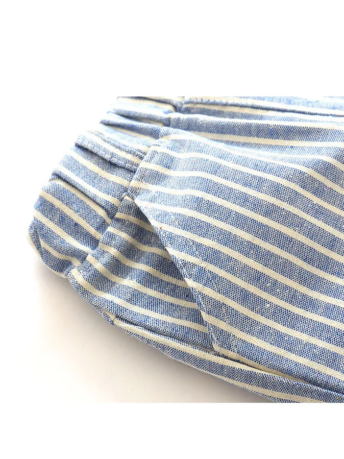 Party Suit with Striped Trousers