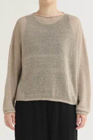 Pas de Calais Normandy Vintage Linen Pullover