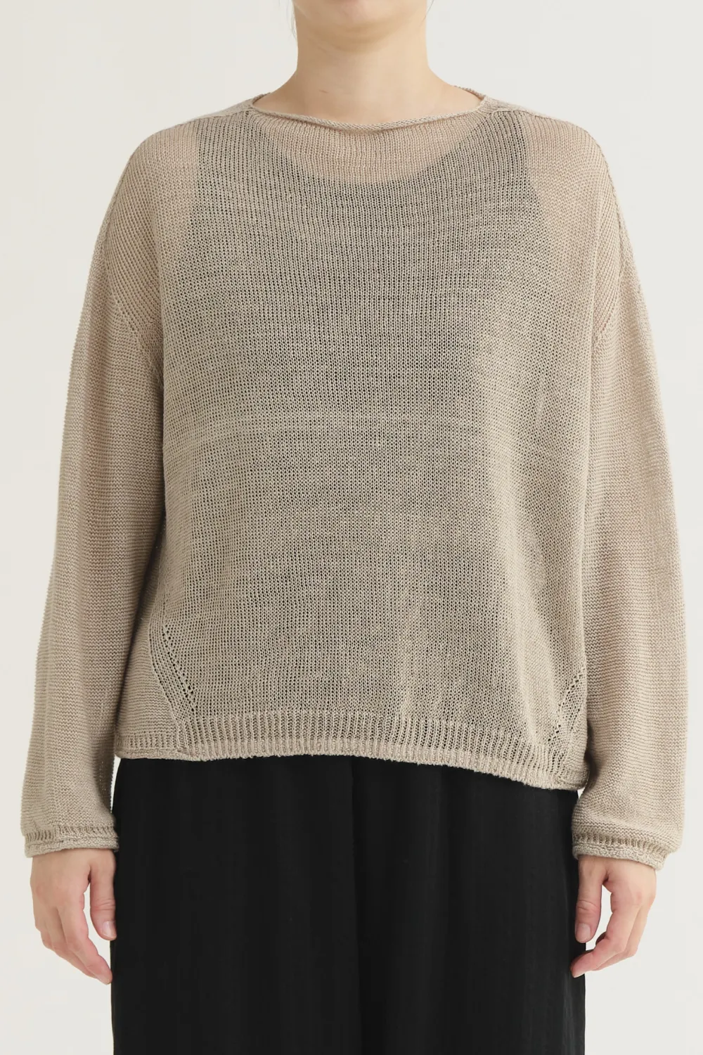 Pas de Calais Normandy Vintage Linen Pullover