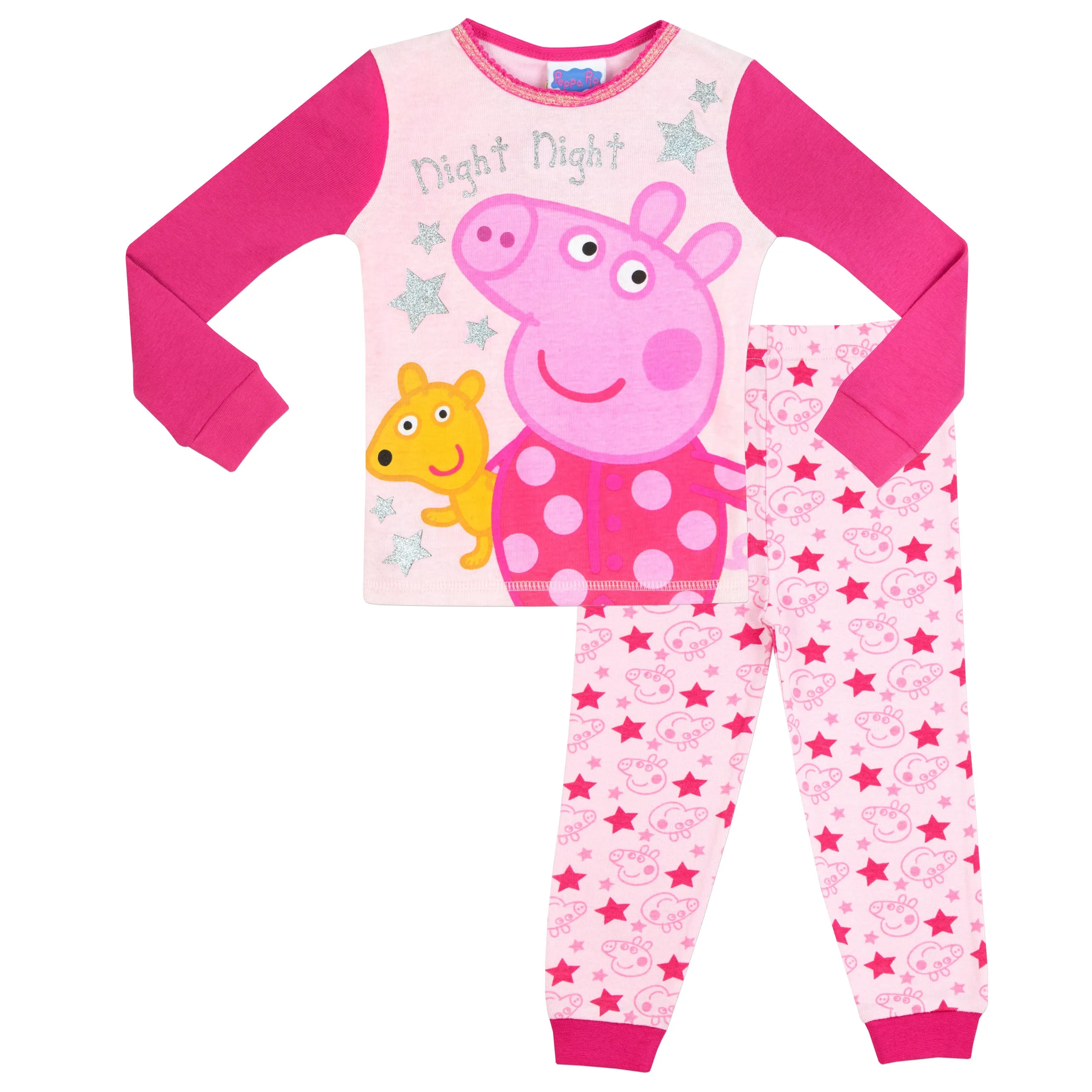 Peppa Pig Pajamas - Peppa and Teddy