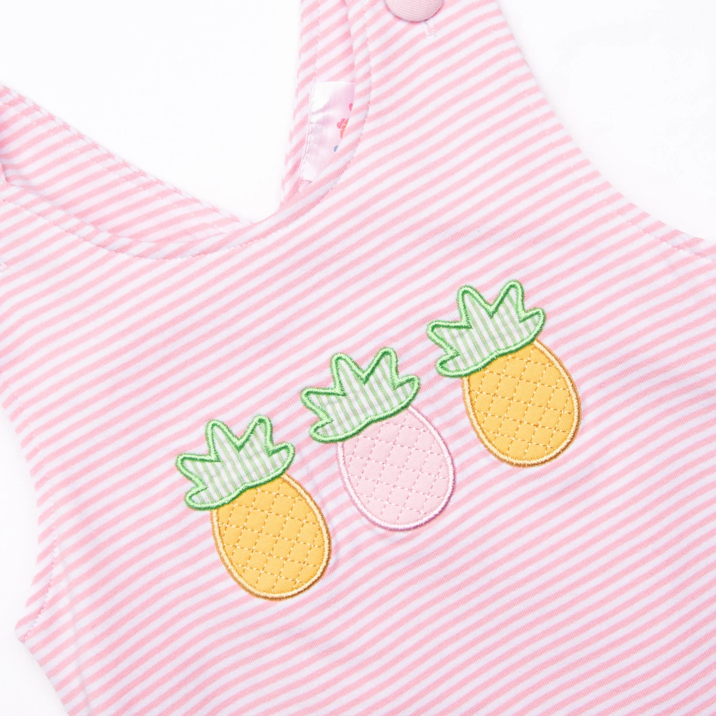 Pink Paradise Applique Short Set, Pink