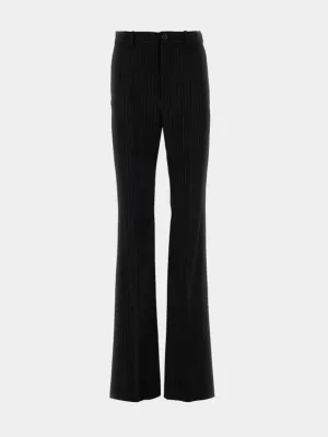 Pinstripe Trousers