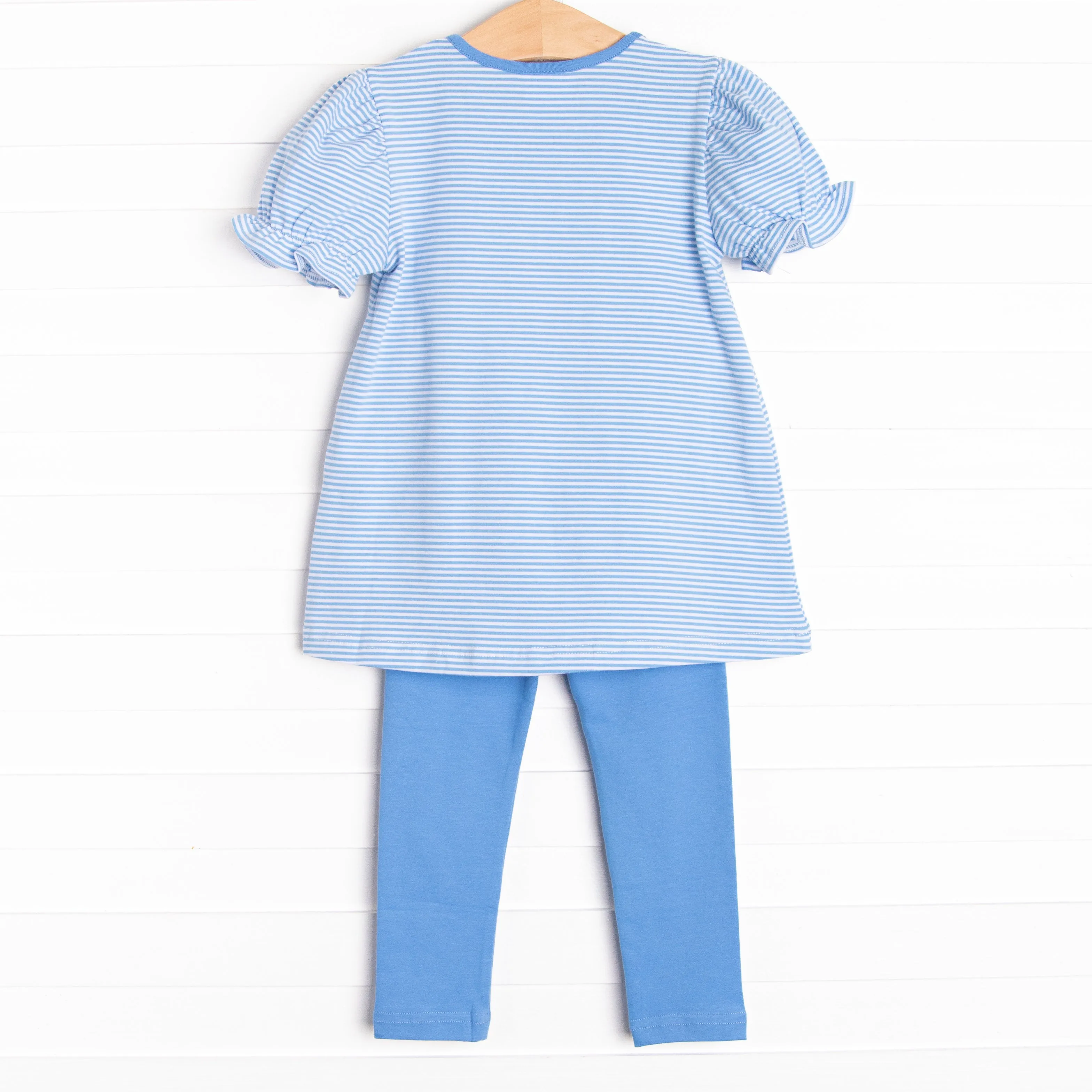 Pippa Piper Applique Legging Set, Blue