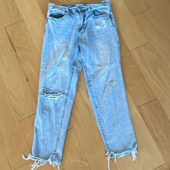 Pistola distressed boyfriend jeans