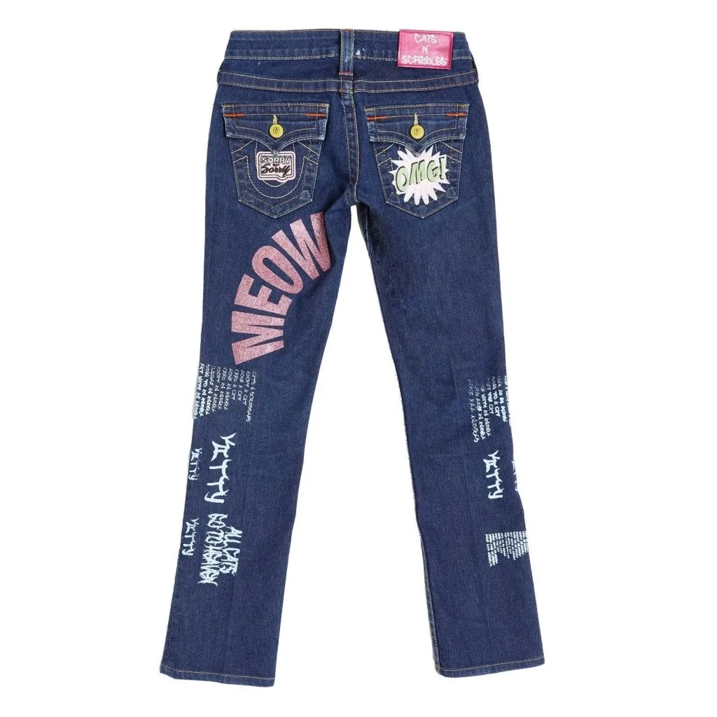 Poetic Cats Jeans