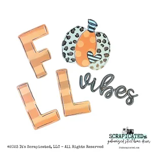 Porch Candy® - FALL VIBES - LEOPARD PRINT - Design Set