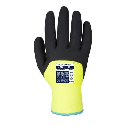 Portwest Arctic Winter Builders Grip Thermal Glove-(12 pairs) A146