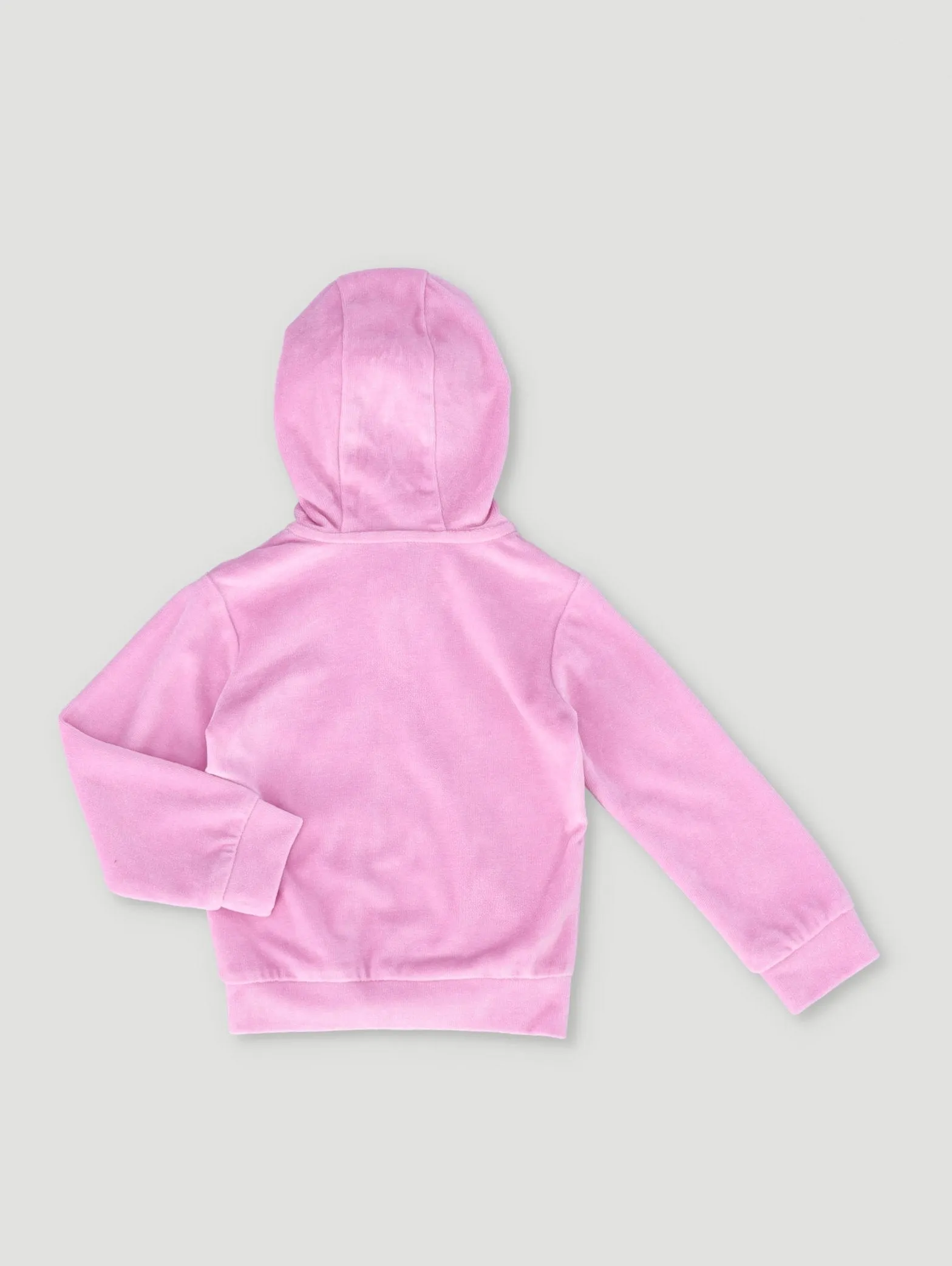 Pre-Girls Velour Track Top & Bottom Set - Pink