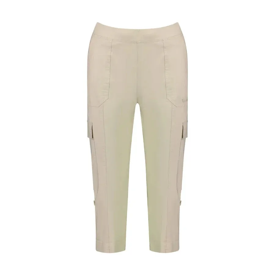 Pull On Cargo Pants - Sand