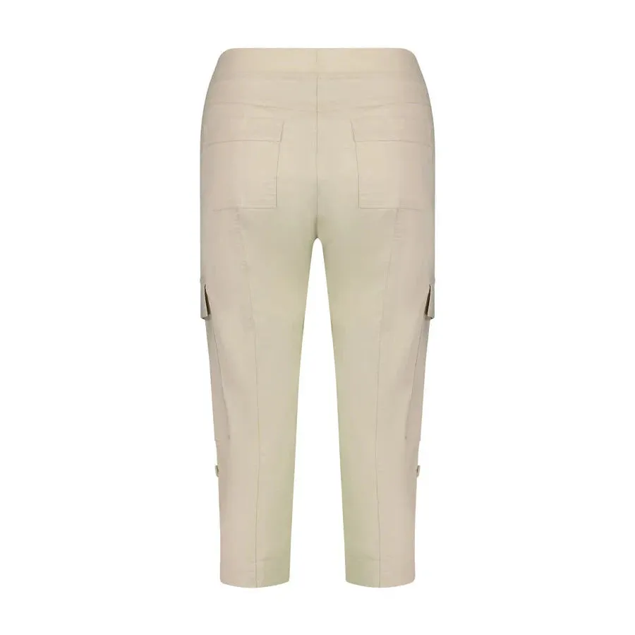 Pull On Cargo Pants - Sand