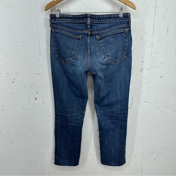 Rag &amp; Bone Women’s size 26 Dre Slim Boyfriend Taw Hem Stretch Jesns