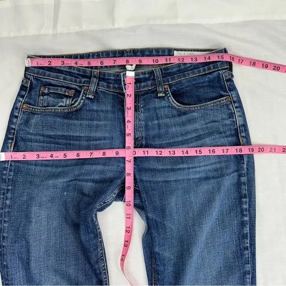 Rag &amp; Bone Women’s size 26 Dre Slim Boyfriend Taw Hem Stretch Jesns