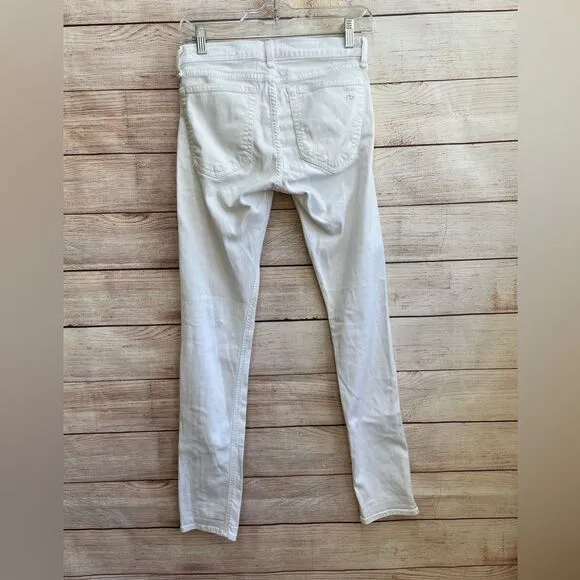 RAG &amp; BONE THE DRE THE BOYFRIEND JEANS IN AGED BRIGHT WHITE