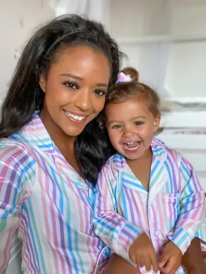 Rainbow striped pyjamas (UNISEX) - CHILD