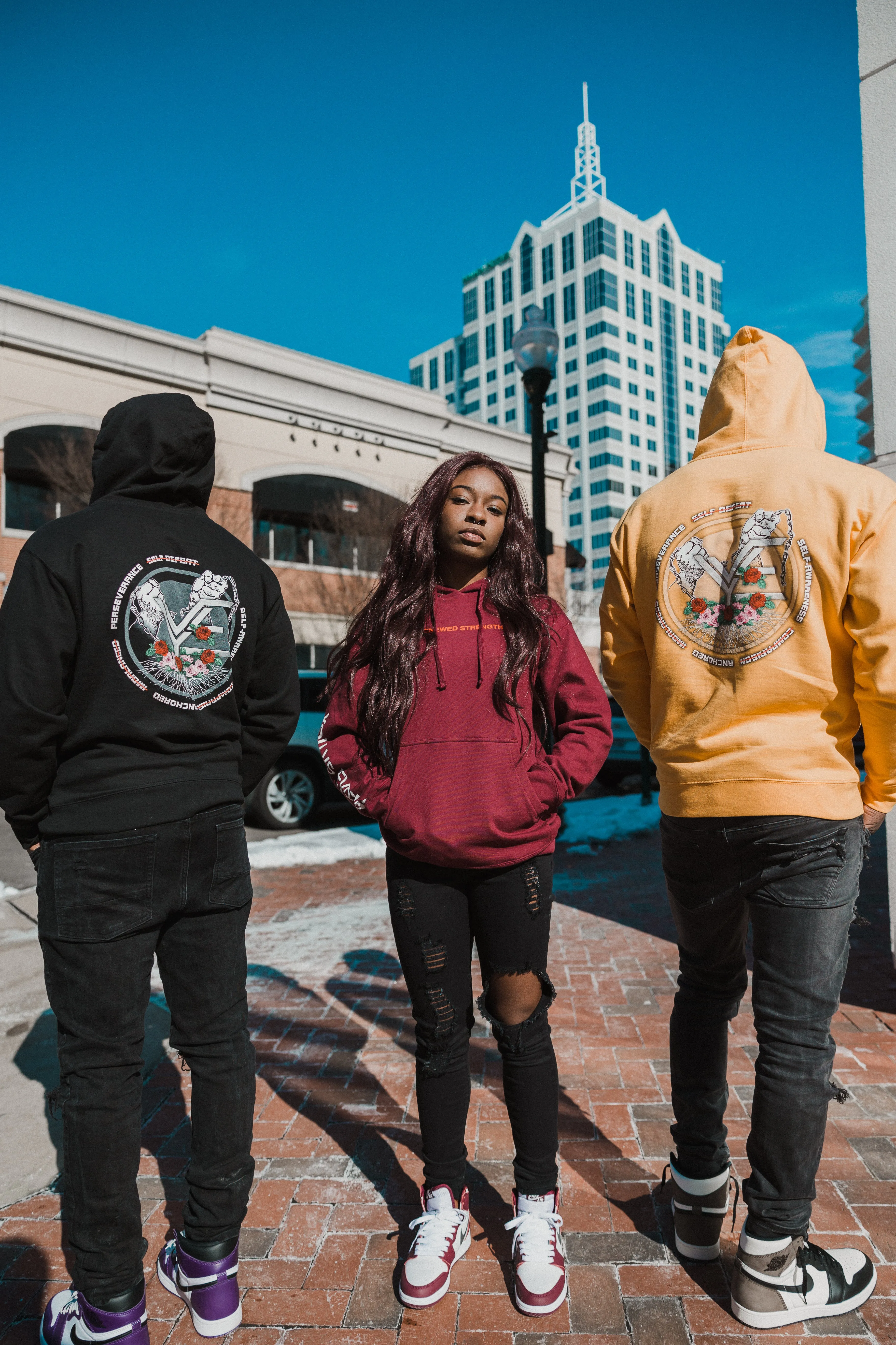 Renewed Strength Hoodie "Bordeaux"