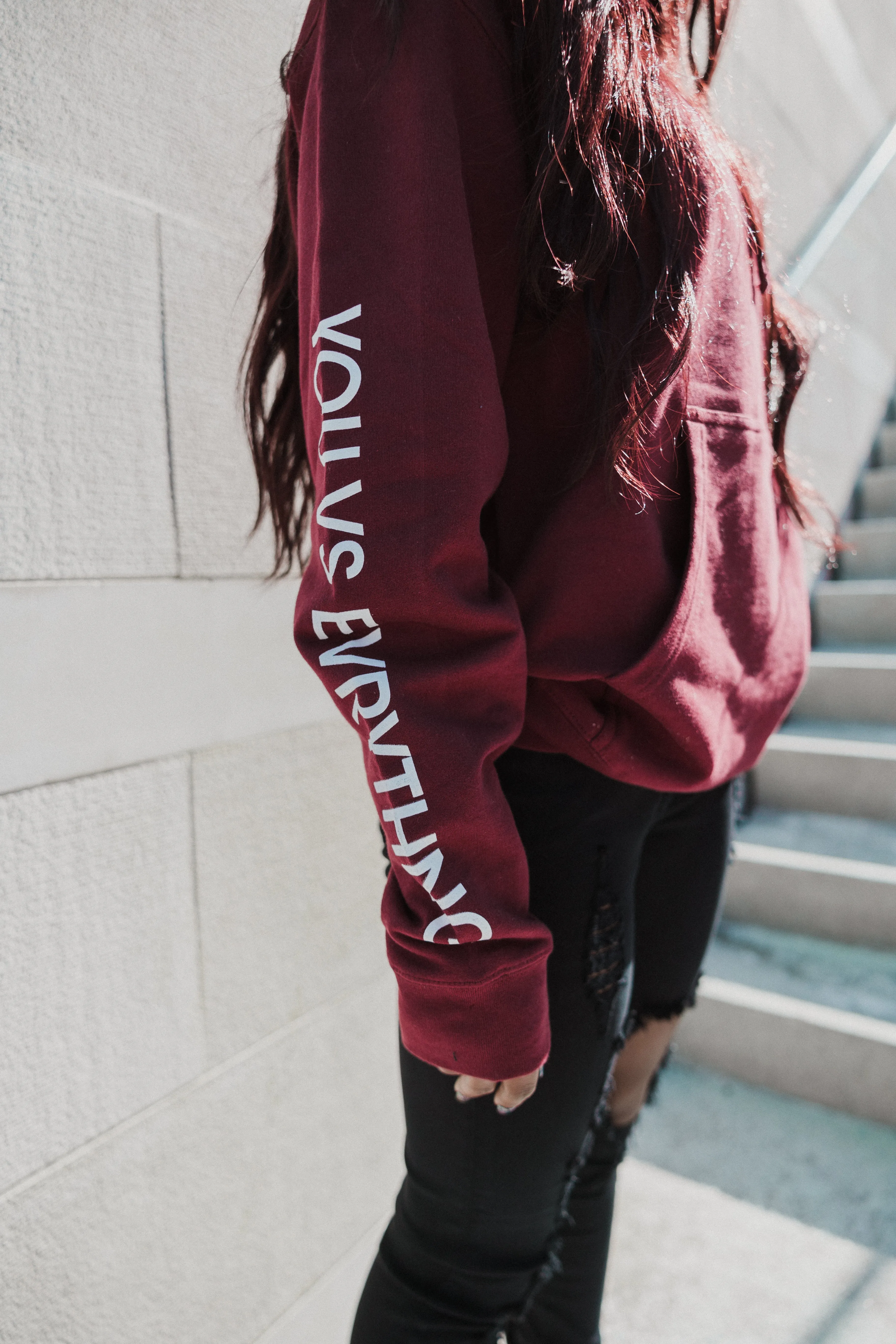 Renewed Strength Hoodie "Bordeaux"