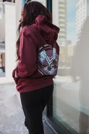 Renewed Strength Hoodie "Bordeaux"