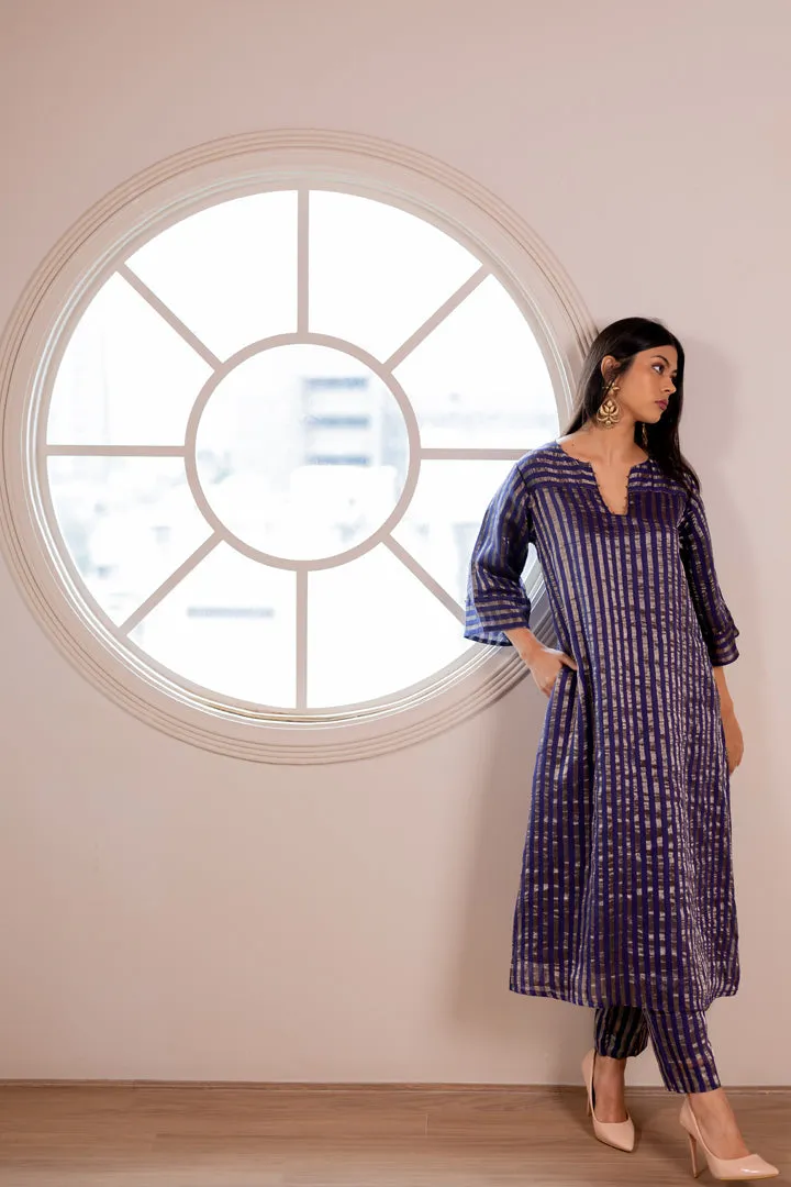 Reyna Striped Kurta Set