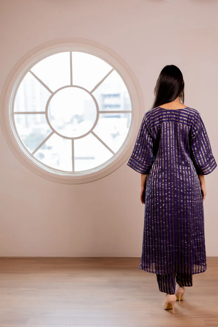 Reyna Striped Kurta Set