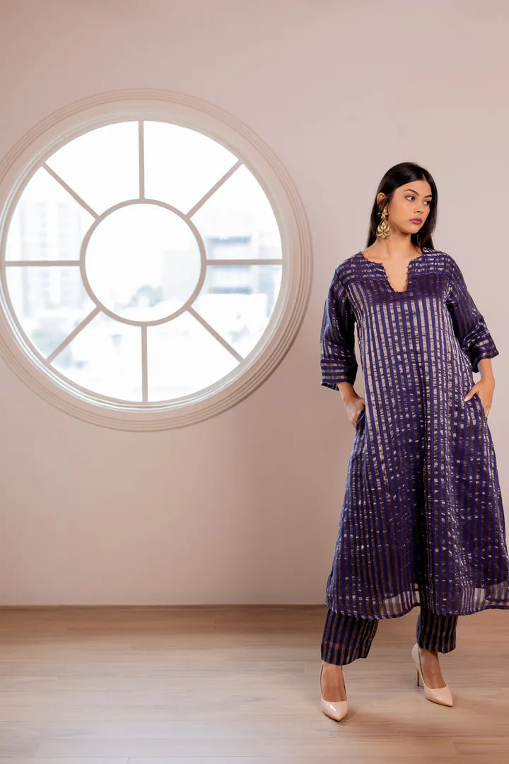 Reyna Striped Kurta Set