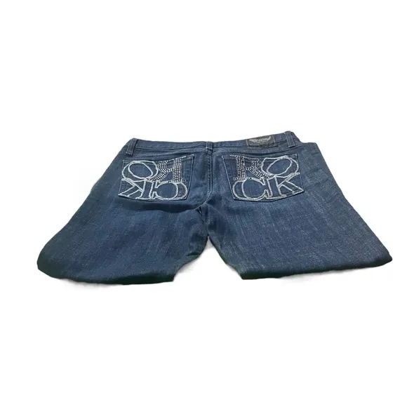 Rock &amp; Republic Women’s Denim Embellished Embroidered Jeans Size 28
