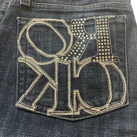 Rock &amp; Republic Women’s Denim Embellished Embroidered Jeans Size 28