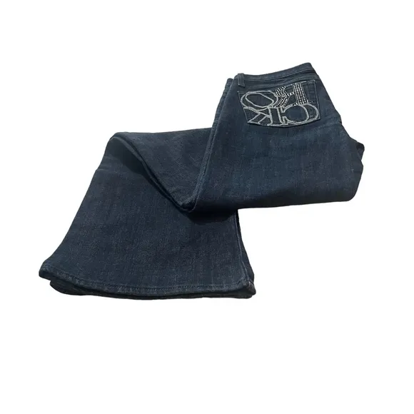 Rock &amp; Republic Women’s Denim Embellished Embroidered Jeans Size 28