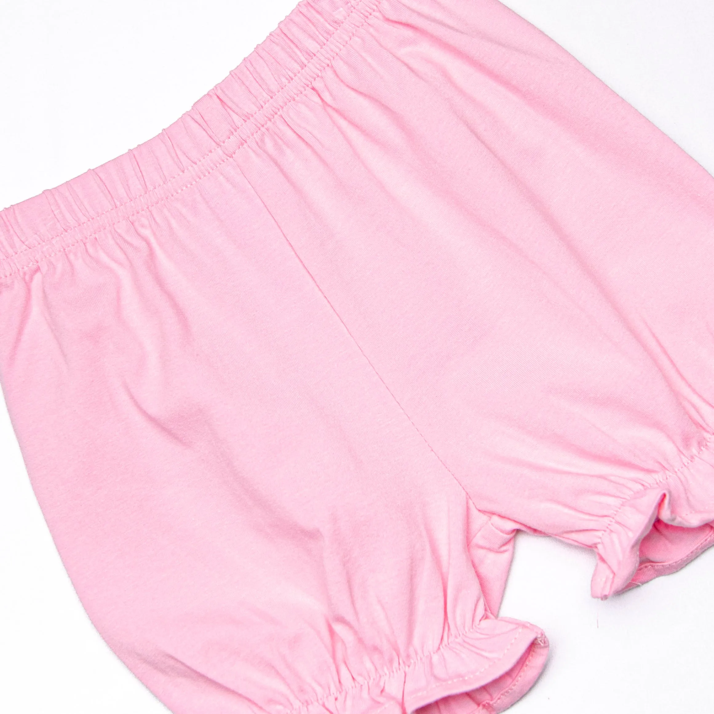 Rocking Horse Rider Applique Bloomer Set, Pink