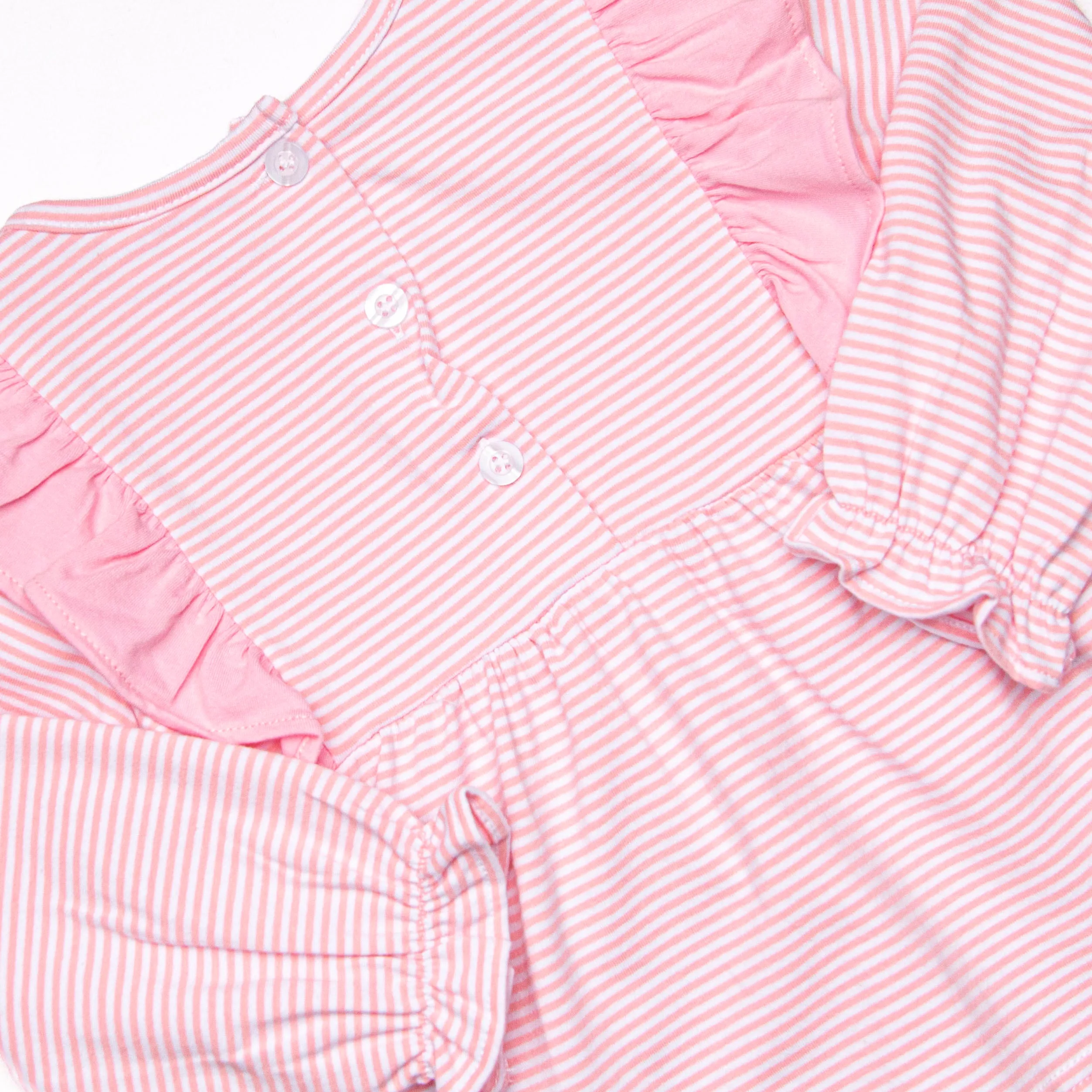 Rocking Horse Rider Applique Bloomer Set, Pink