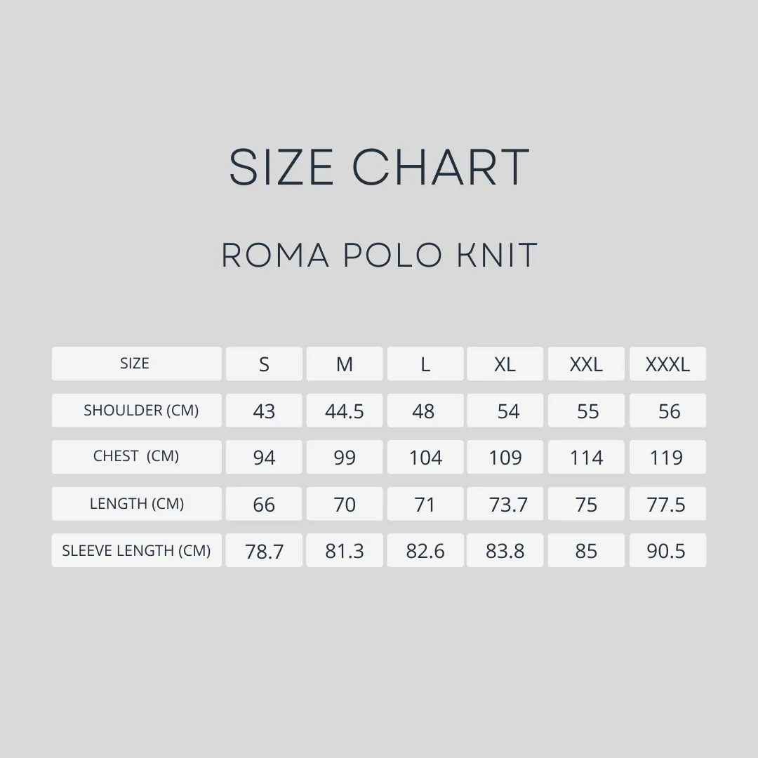 Roma Polo Knit - Army Green