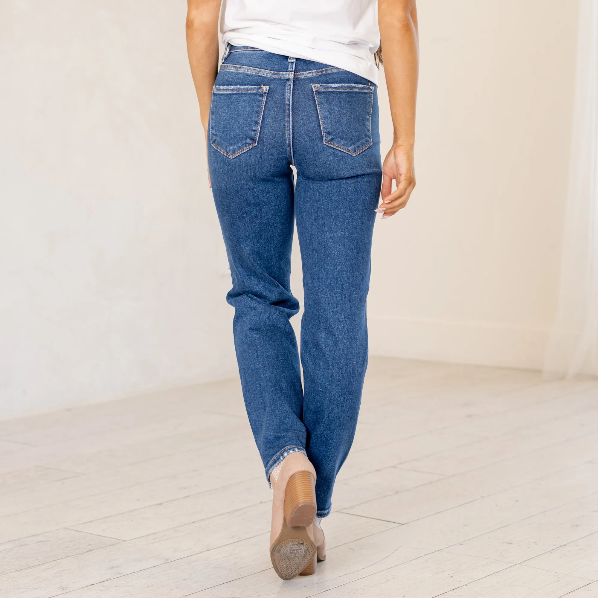 Sarah Tummy Control Top High Rise Girlfriend Fit Regular & Plus Sizes