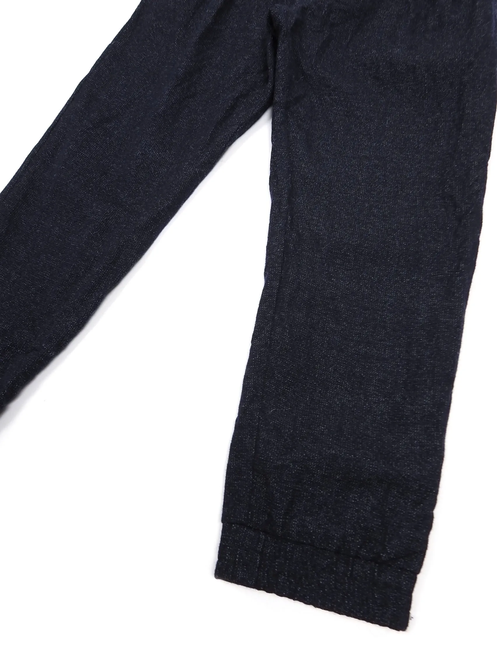 Sasquatchfabrix Navy Wool Cuffed Trousers Size Small