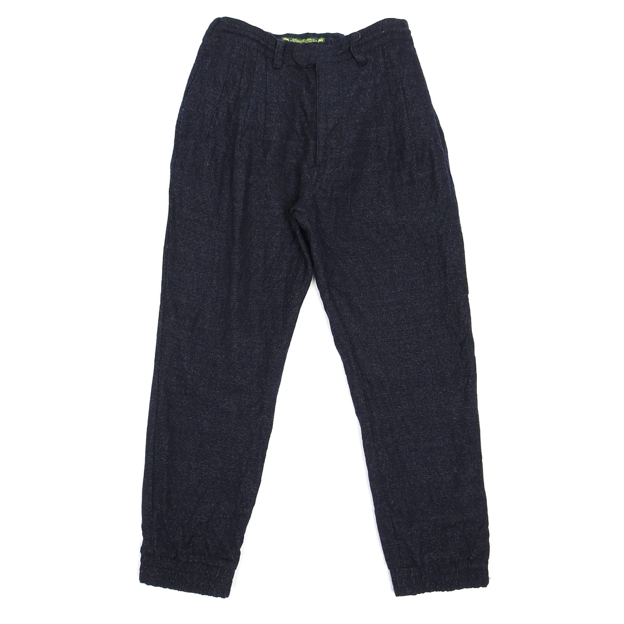 Sasquatchfabrix Navy Wool Cuffed Trousers Size Small