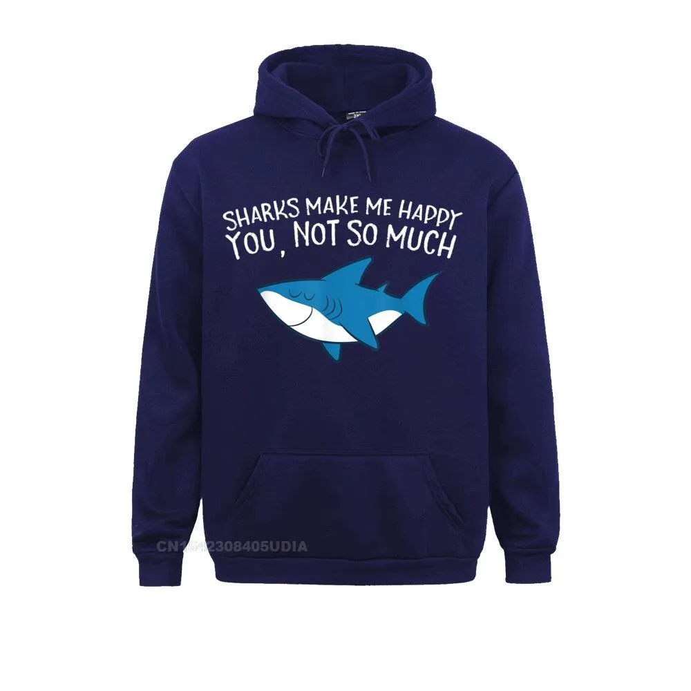Scuba diving Hoodie for Men | Sharks make me Happy