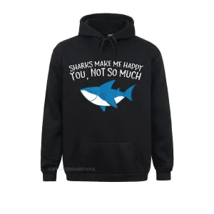 Scuba diving Hoodie for Men | Sharks make me Happy