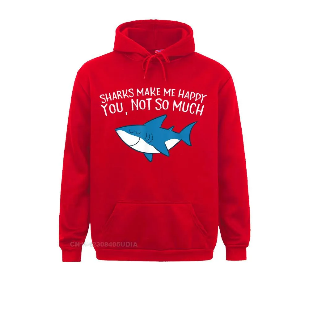Scuba diving Hoodie for Men | Sharks make me Happy