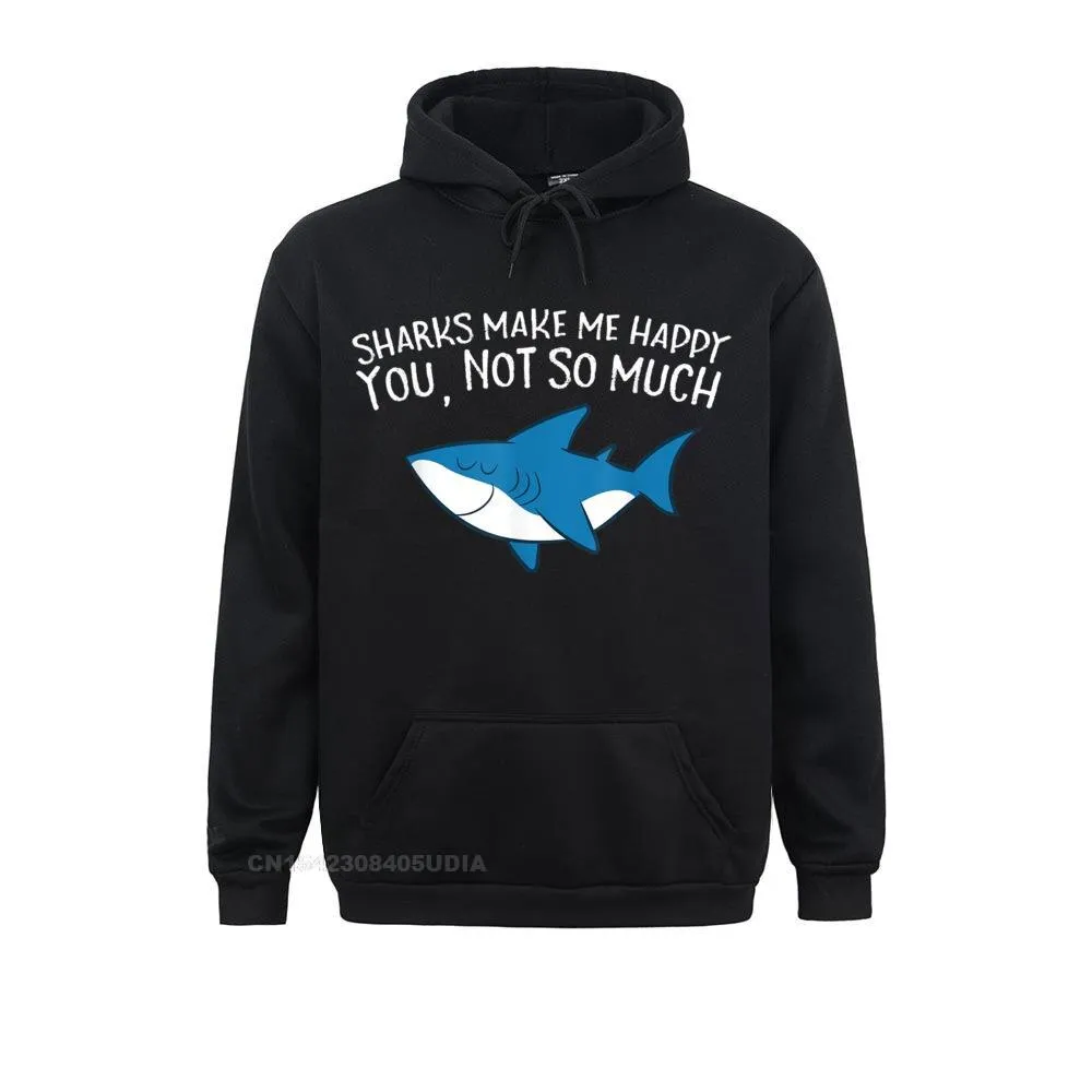 Scuba diving Hoodie for Men | Sharks make me Happy