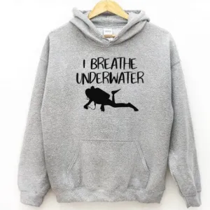 Scuba diving Hoodie Unisex | I Breathe Underwater
