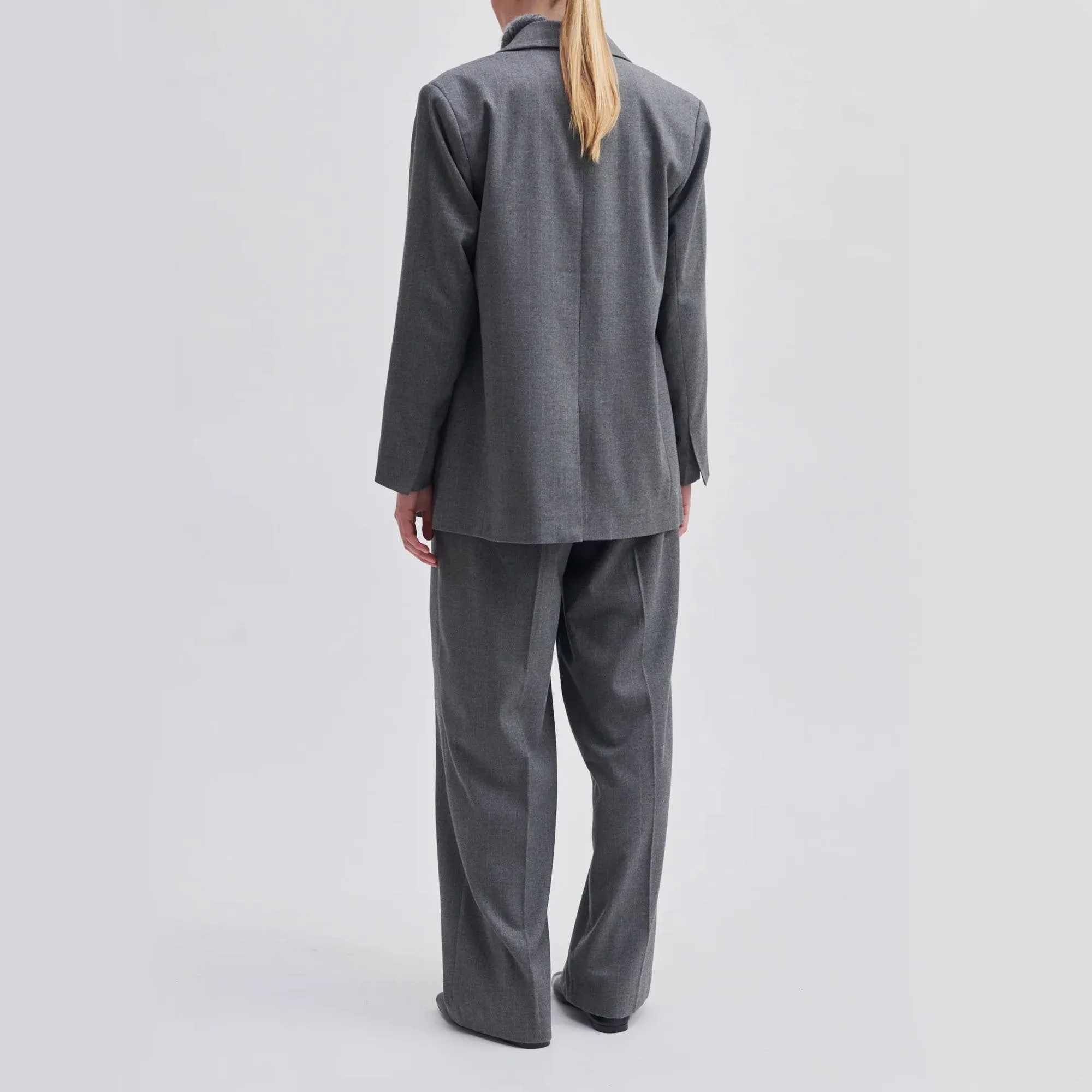 SECOND FEMALE Holsye Blazer in Grey Melange